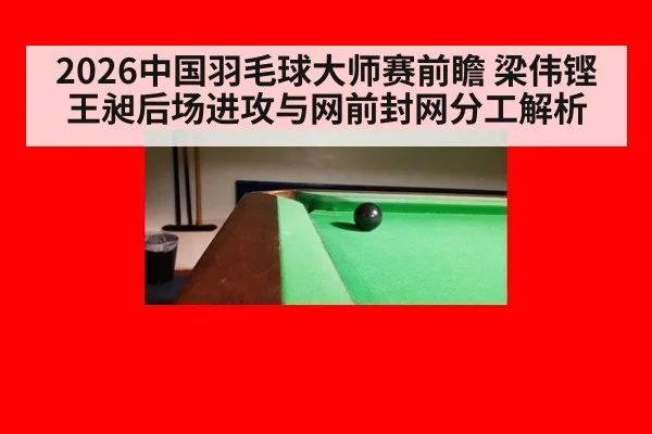 2026中国羽毛球大师赛前瞻 梁伟铿王昶后场进攻与网前封网分工解析